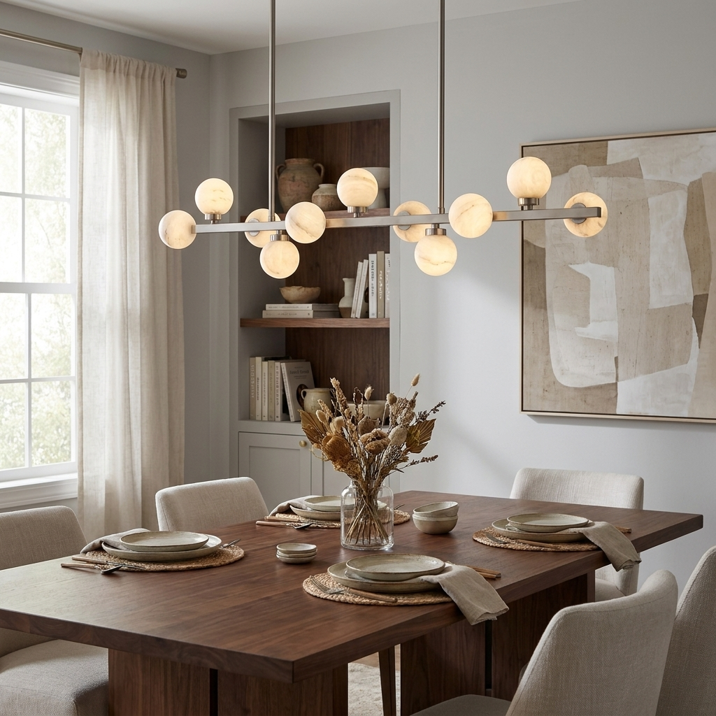 Calder Alabaster Chandelier
