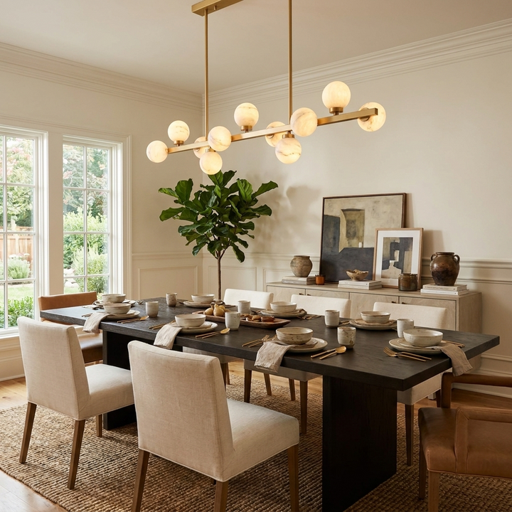 Calder Alabaster Chandelier