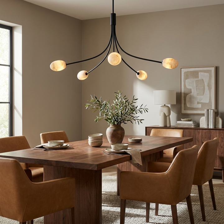 Dahlia Alabaster Chandelier