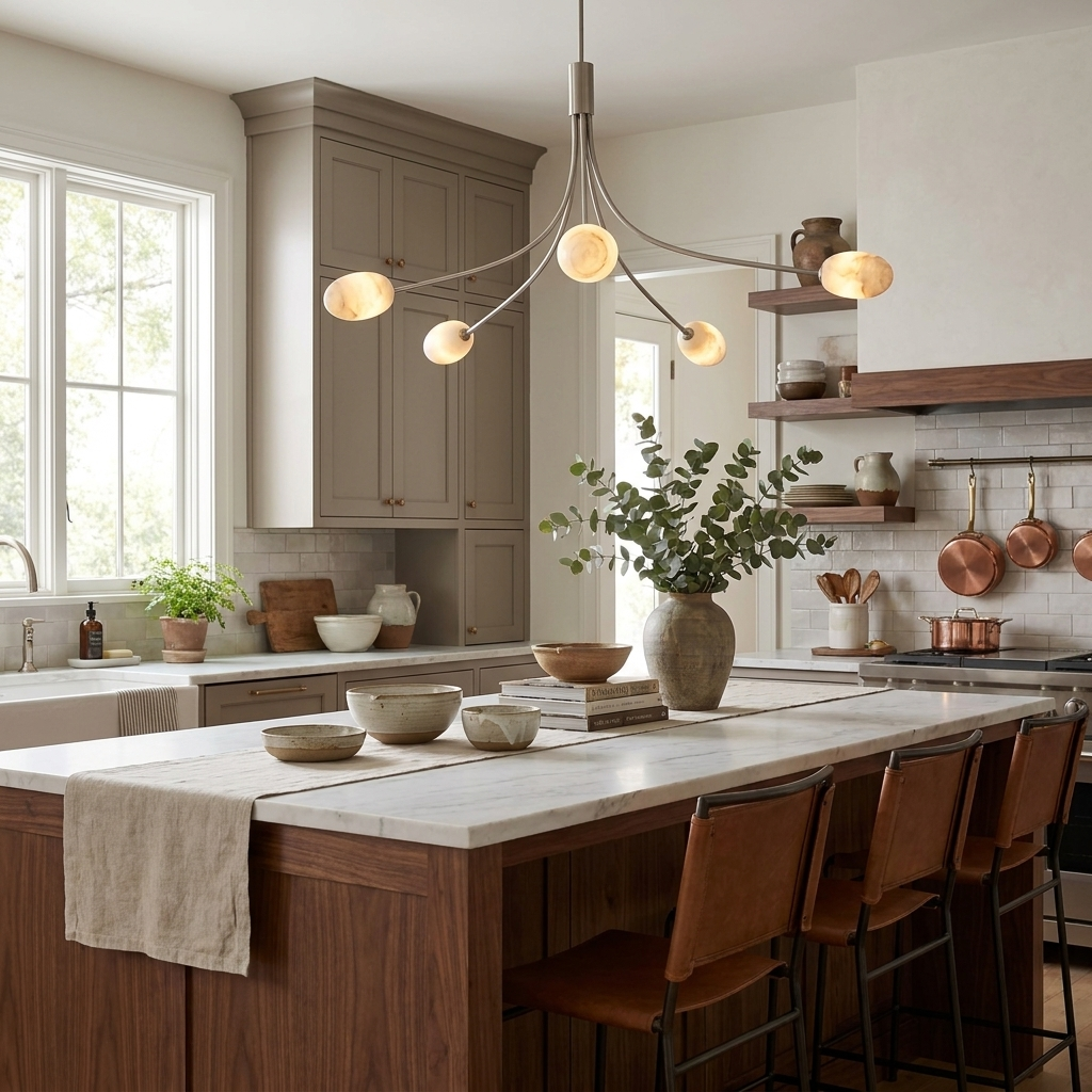 Dahlia Alabaster Chandelier