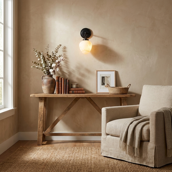 Calyx Alabaster Wall Sconce