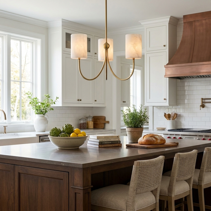 Velmora Alabaster Chandelier