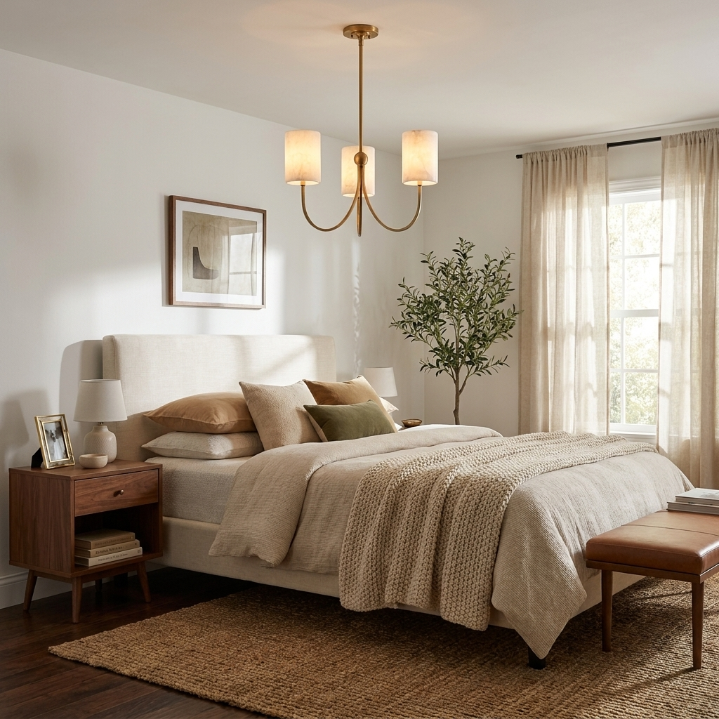 Velmora Alabaster Chandelier