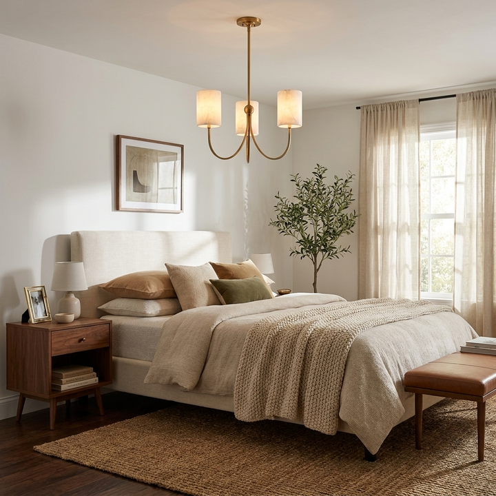 Velmora Alabaster Chandelier