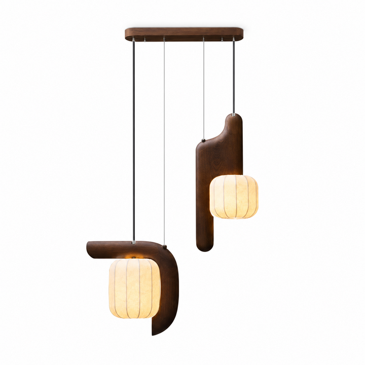 Bough Fluted Paper Pendant Lamp