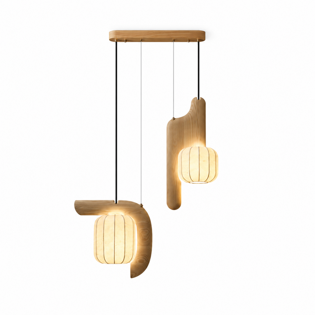 Bough Fluted Paper Pendant Lamp