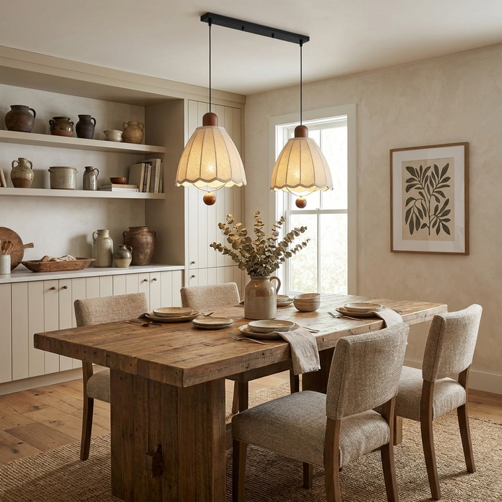 Husk Fabric Pendant Lamp