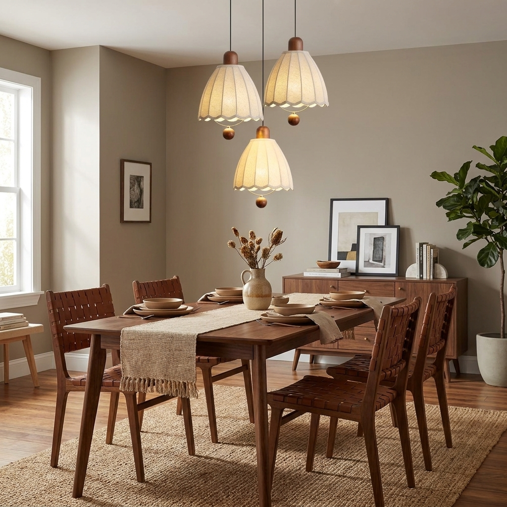 Husk Fabric Pendant Lamp
