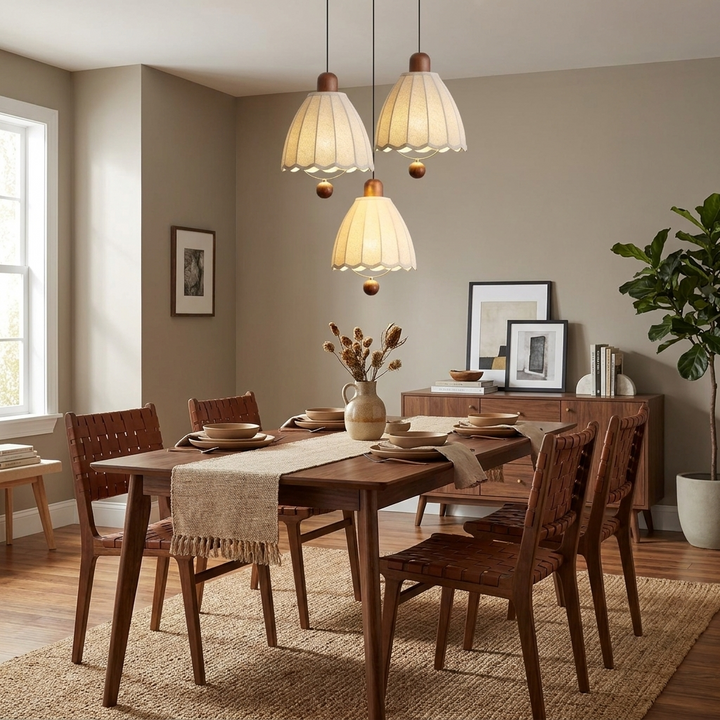 Husk Fabric Pendant Lamp
