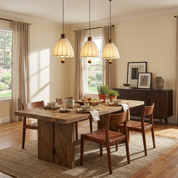 Husk Fabric Pendant Lamp