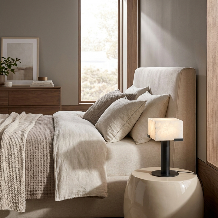 Monolith Alabaster Table Lamp