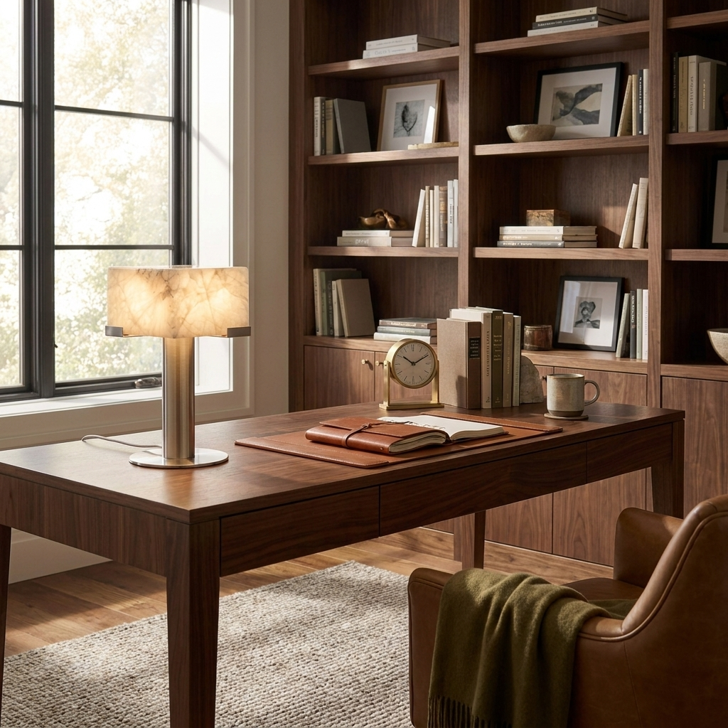 Monolith Alabaster Table Lamp