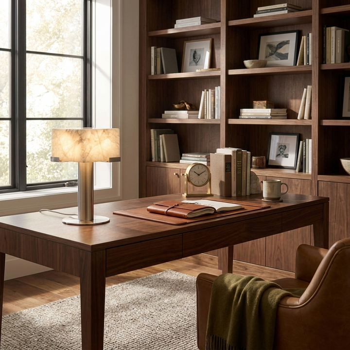 Monolith Alabaster Table Lamp
