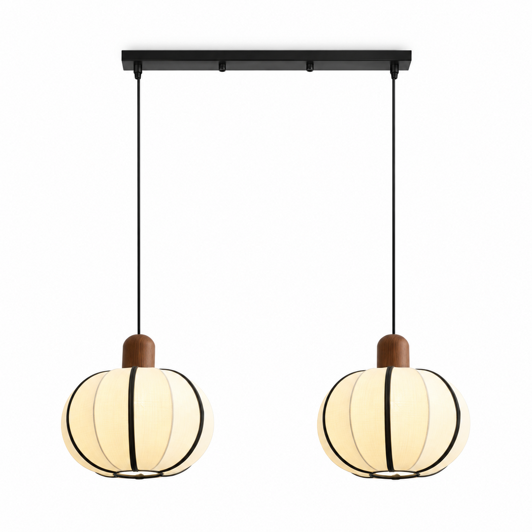 Melon Fabric Pendant Lamp