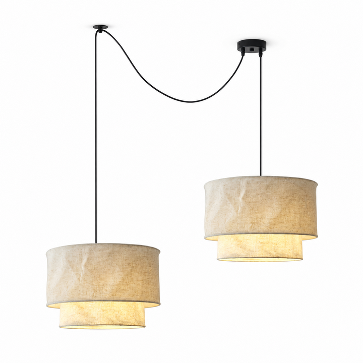 Suspension Tambour Lin Flax
