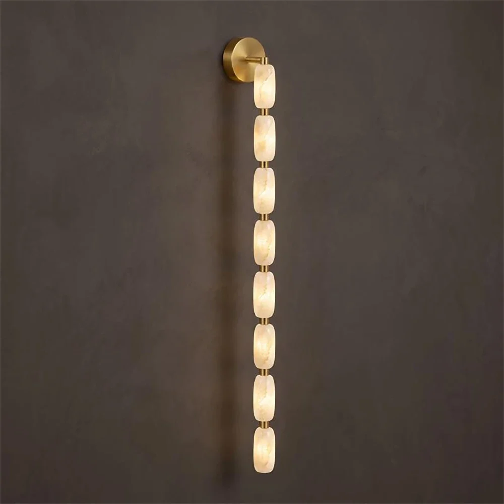 Applique murale Chaplet Beaded Alabaster