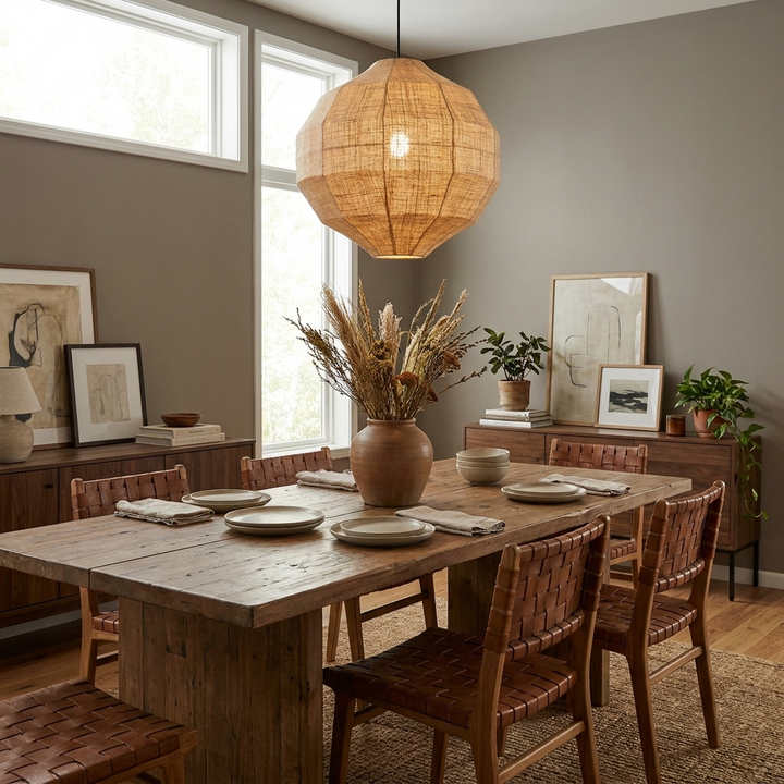 Facet Fabric Pendant Lamp