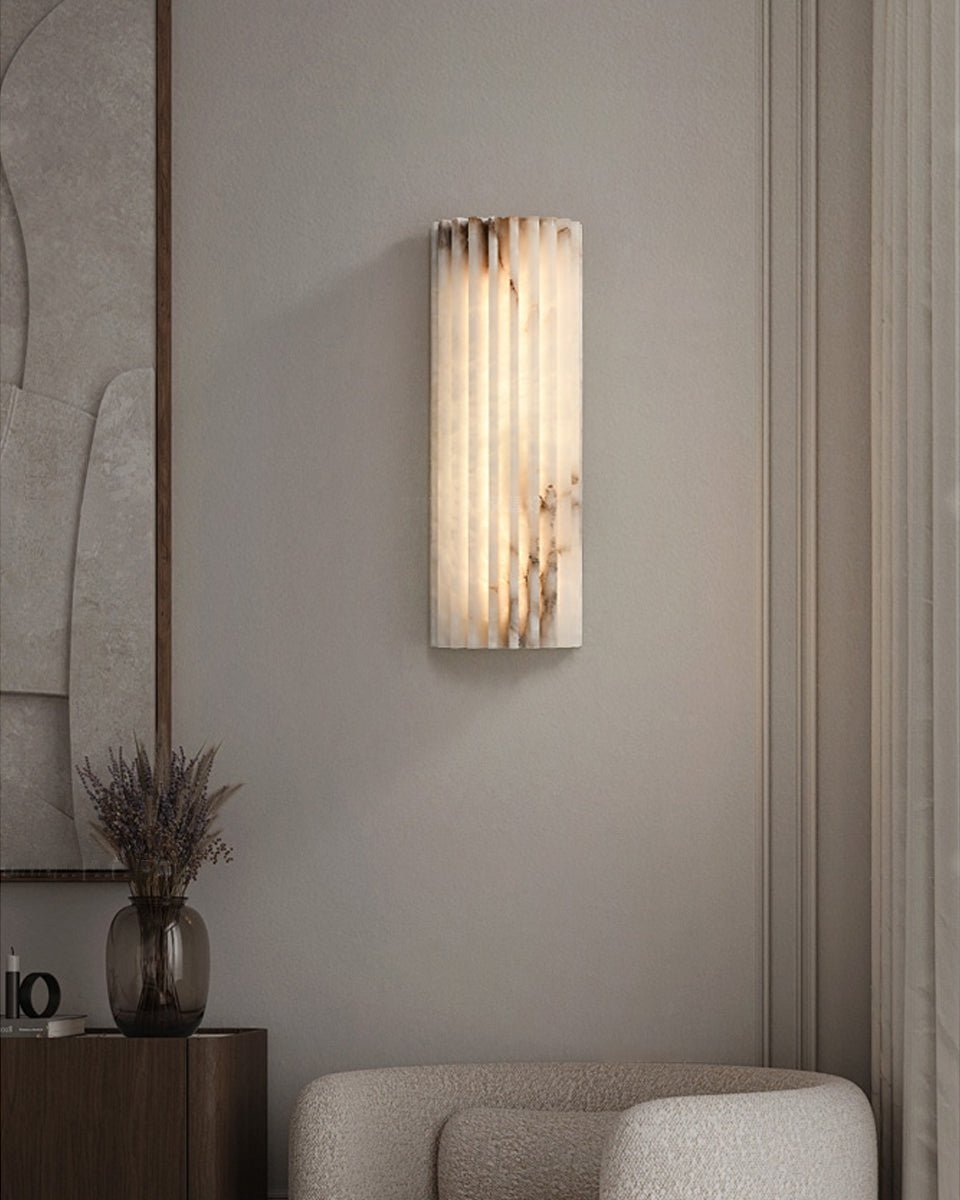 Alvia Alabaster Wall Light - Vakkerlight