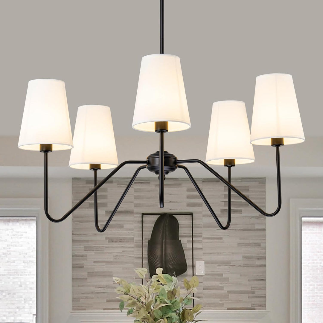 Lumos Black Chandelier - Vakkerlight