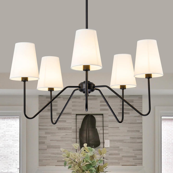 Lumos Black Chandelier - Vakkerlight