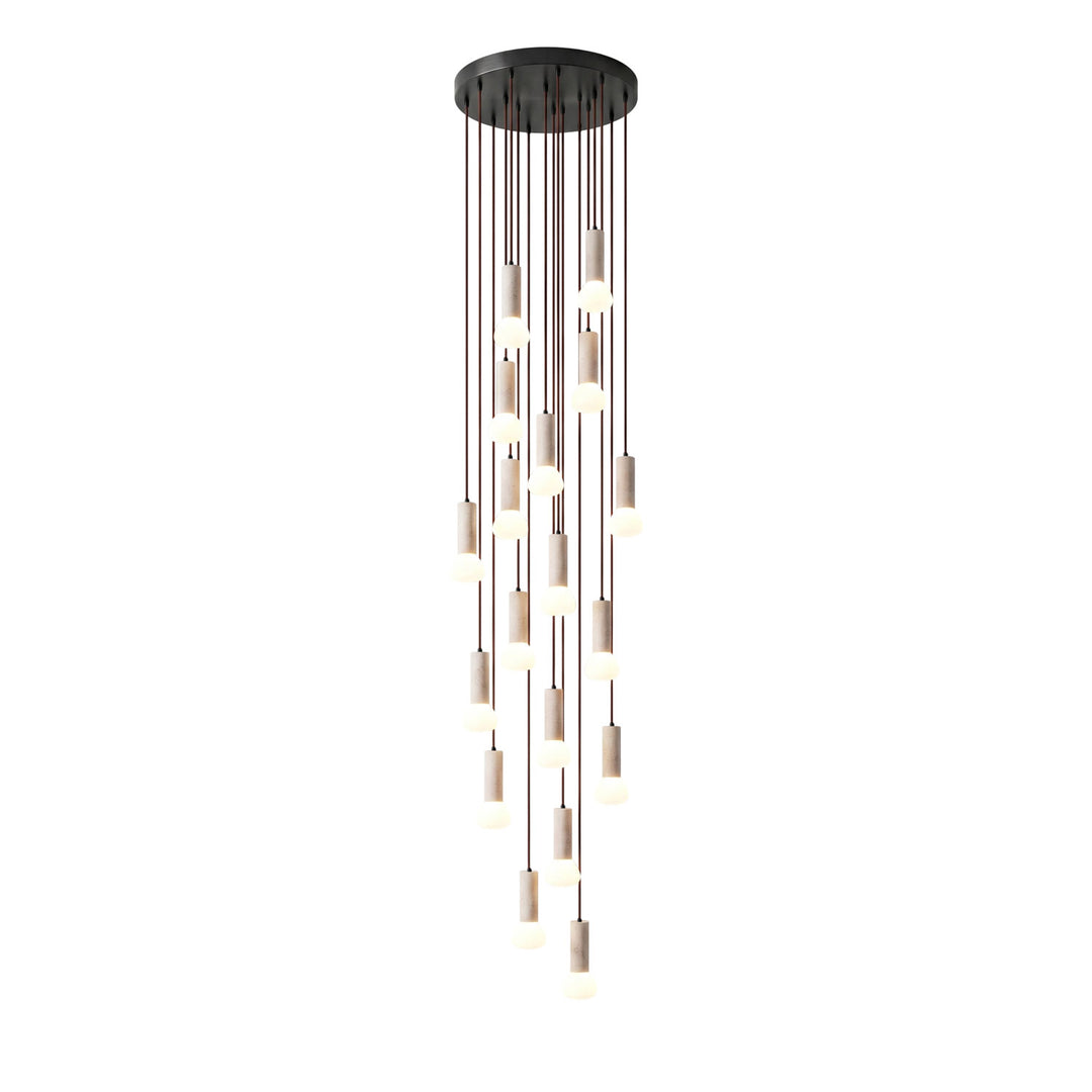Matchstick Travertine Pendant Lamp - Vakkerlight