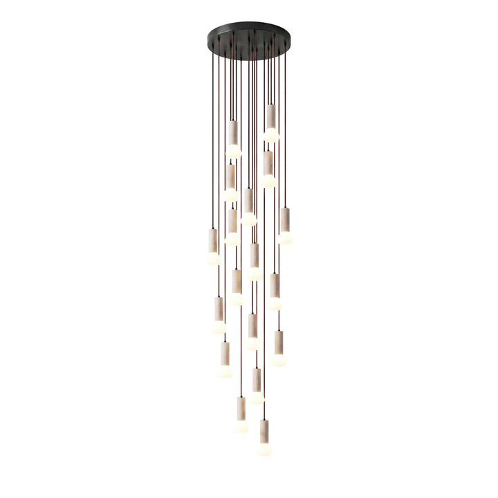 Matchstick Travertine Pendant Lamp - Vakkerlight