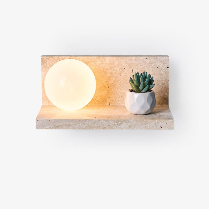 Shelf Travertine Sconce - Vakkerlight
