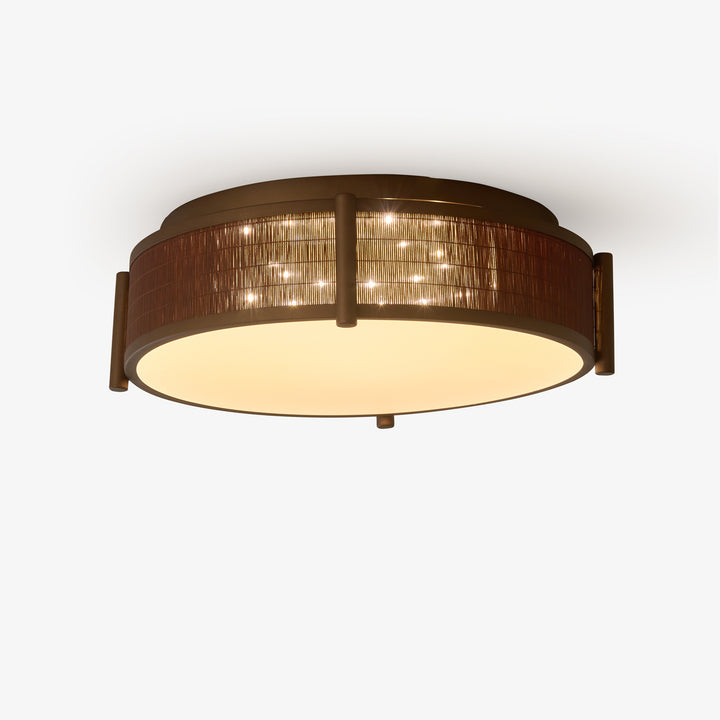 Bamboo Weave Ceiling Lamp - Vakkerlight