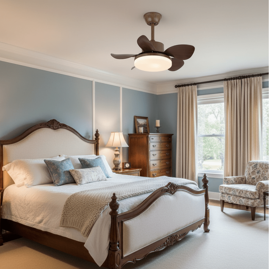 Terra Walnut Ceiling Fan Light - Vakkerlight