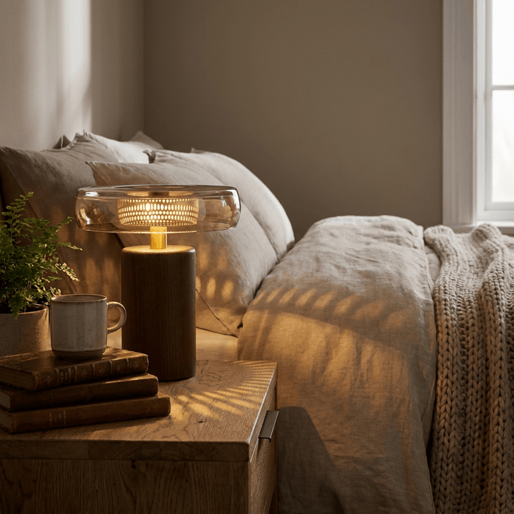 Cognac Disc Table Lamp - Vakkerlight