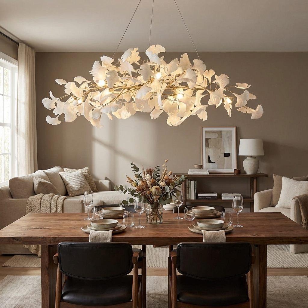 Gingko Chandelier N