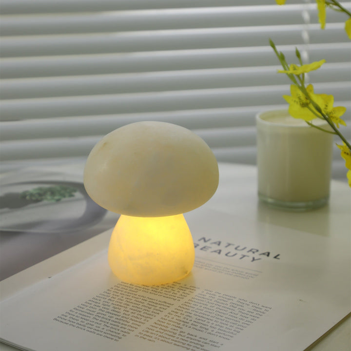 Alabaster Mushroom Table Lamp - Vakkerlight