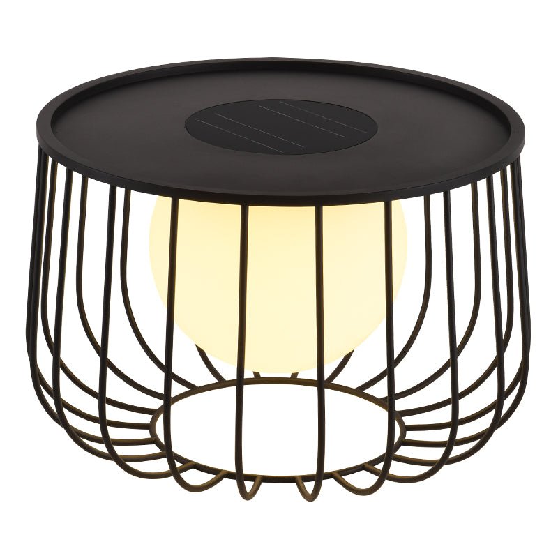Rowan Cage Solar Lantern Outdoor Lamp - Vakkerlight