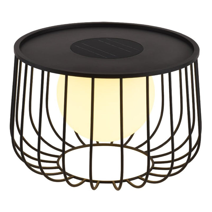 Rowan Cage Solar Lantern Outdoor Lamp - Vakkerlight