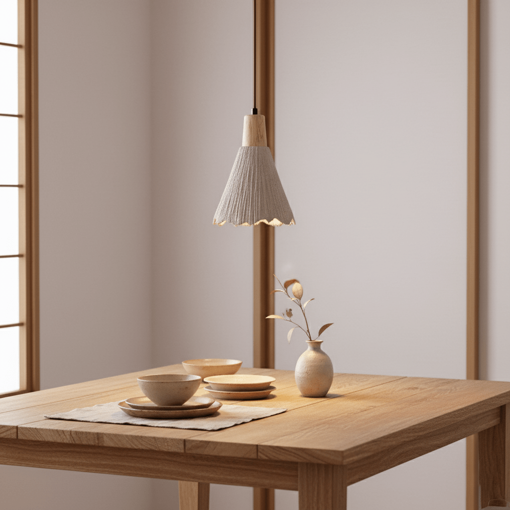 Concrete Pleated Pendant Lamp - Vakkerlight