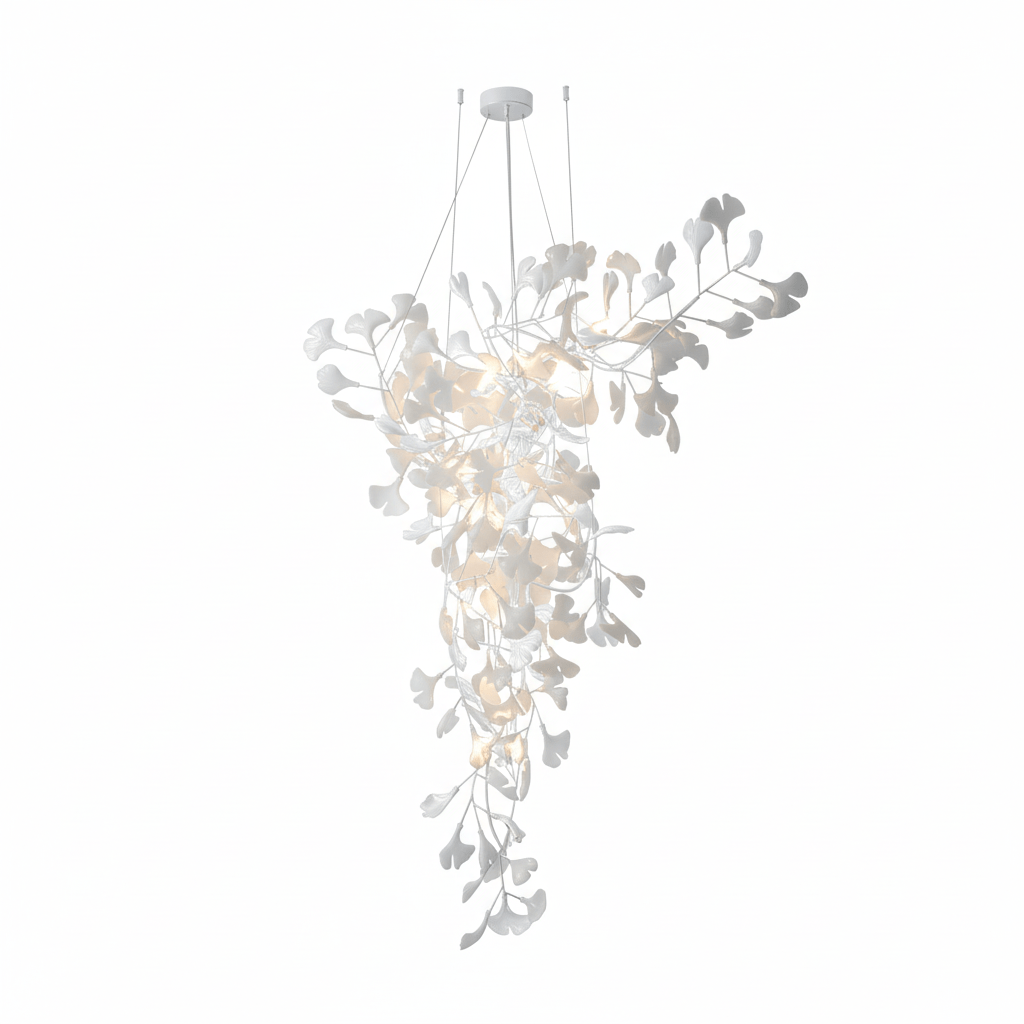 Ginkgo Tip Tlying Chandelier - Vakkerlight
