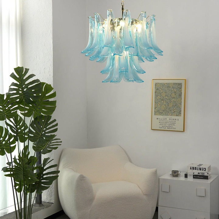 Azure Drift Glass Chandelier - Vakkerlight