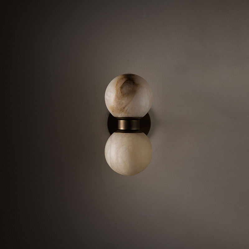 Alabaster Celestia Orb Wall Light - Vakkerlight