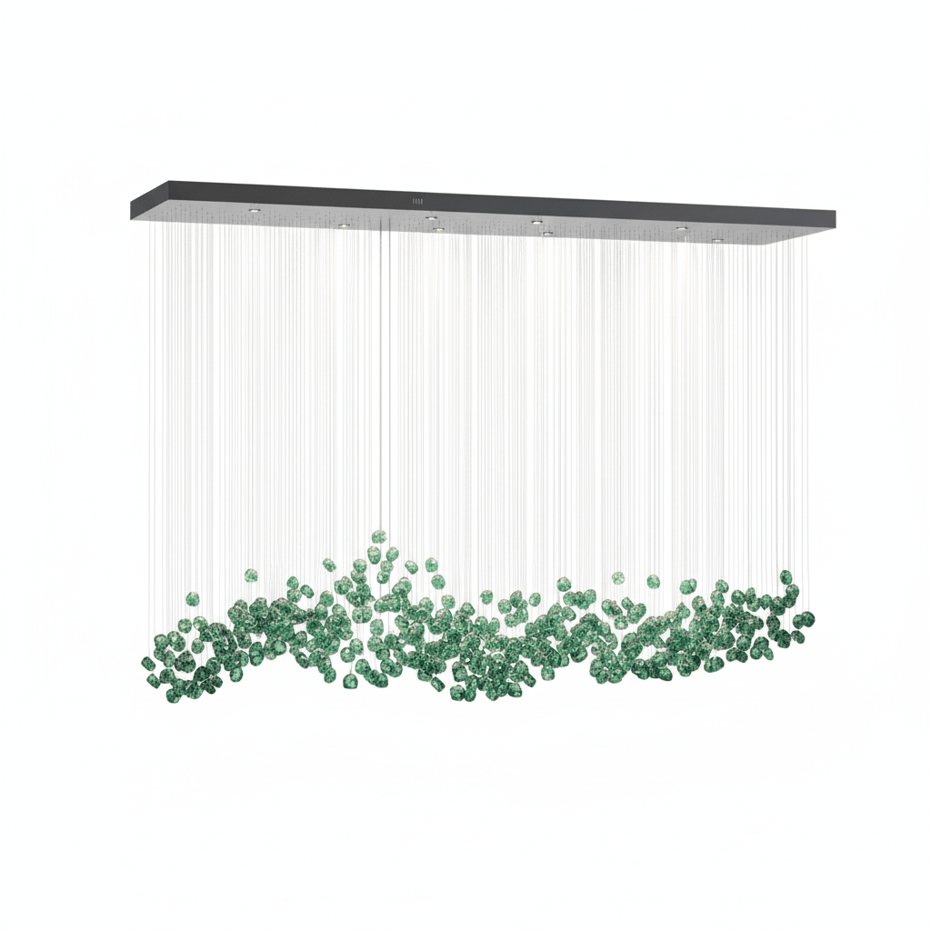 Crystal Stone Chandelier - Vakkerlight