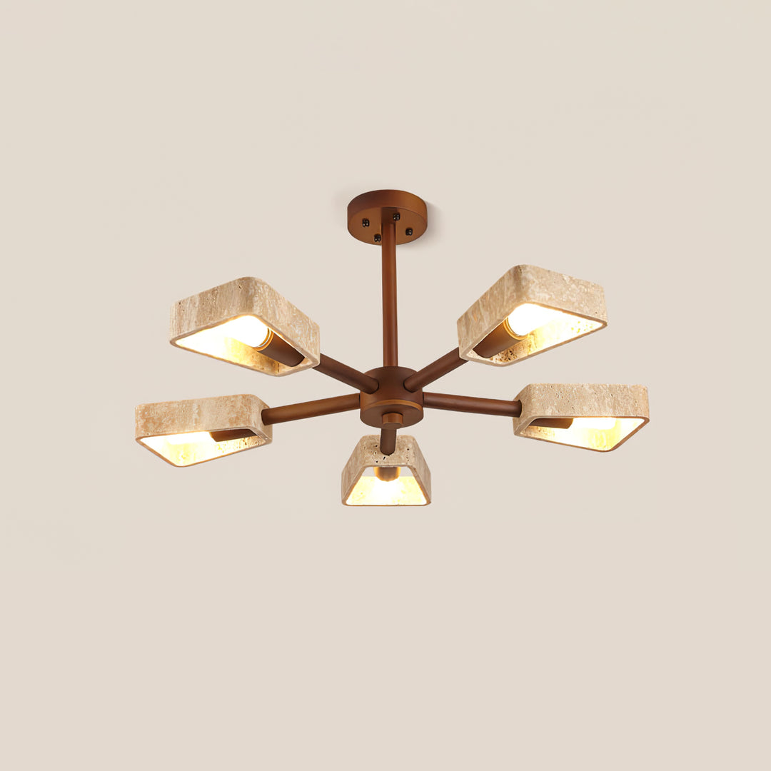 Elementa Travertone Chandelier - Vakkerlight