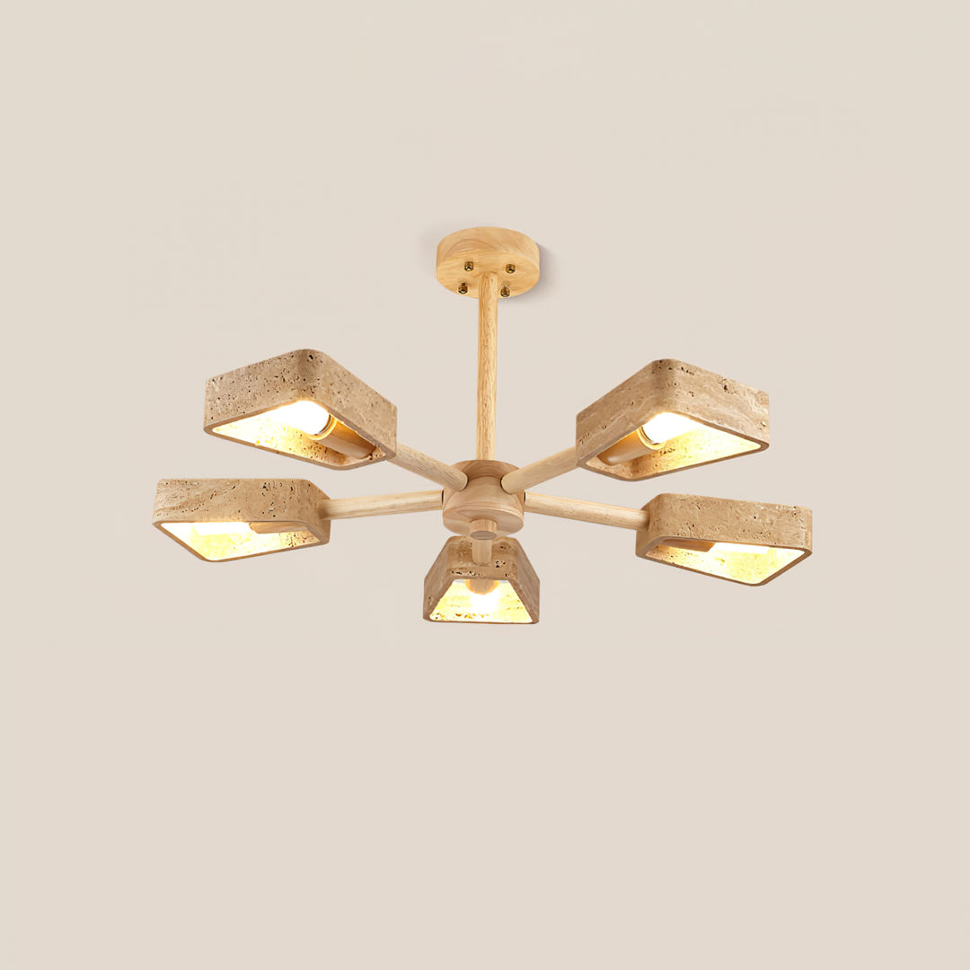 Elementa Travertone Chandelier - Vakkerlight