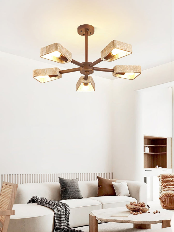 Elementa Travertone Chandelier - Vakkerlight