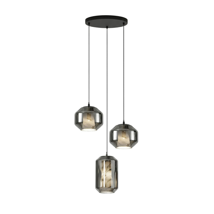Alabaster Glass Cylinder Pendant Light - Vakkerlight