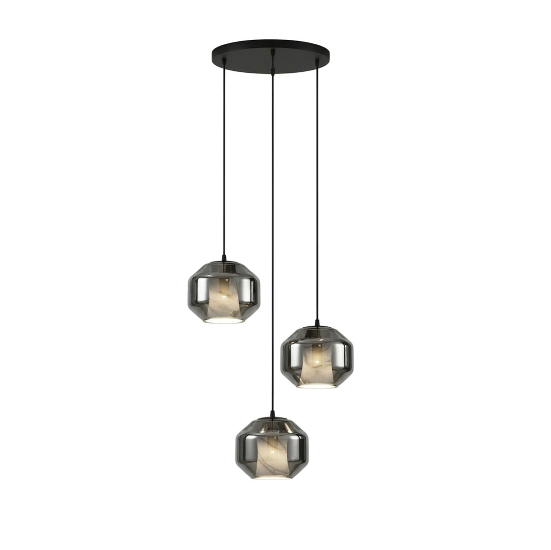 Alabaster Glass Cylinder Pendant Light - Vakkerlight