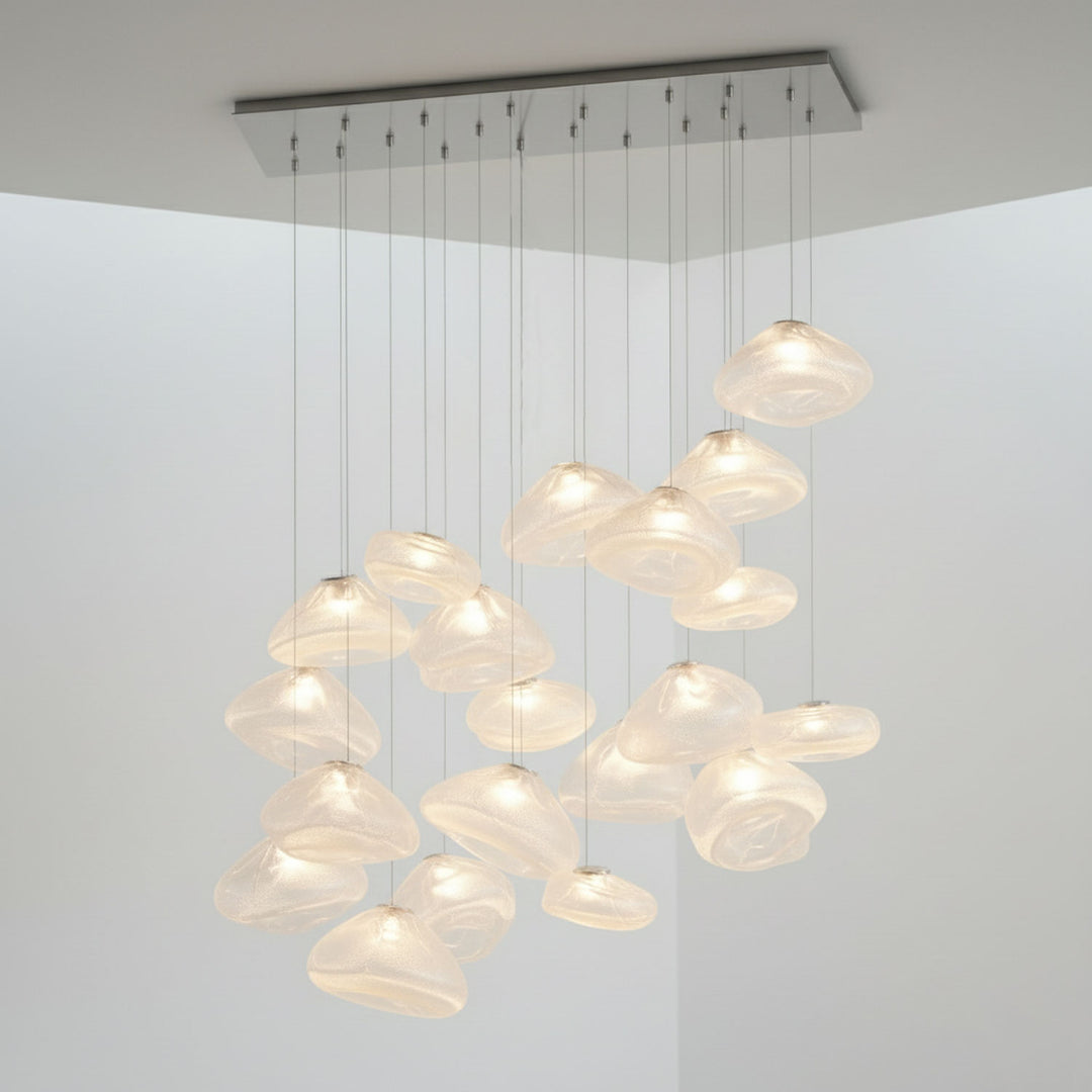 Blown Glass Mesh Pendant Light - Vakkerlight