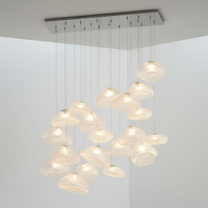 Blown Glass Mesh Pendant Light - Vakkerlight