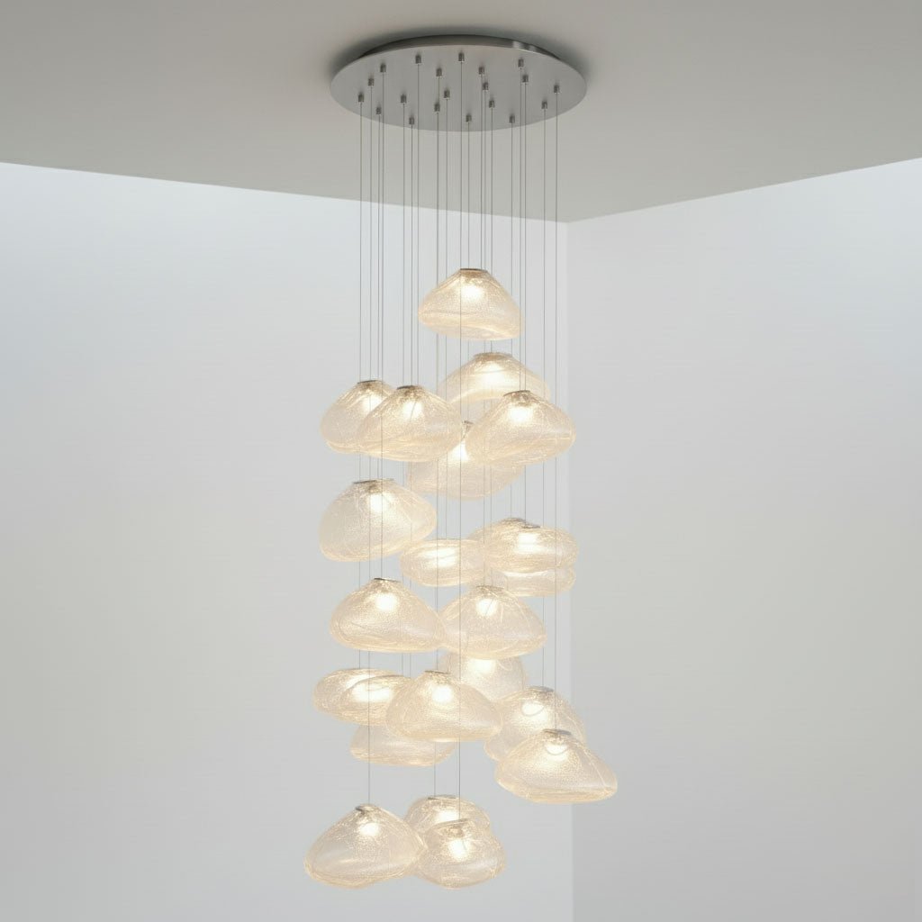 Blown Glass Mesh Pendant Light - Vakkerlight