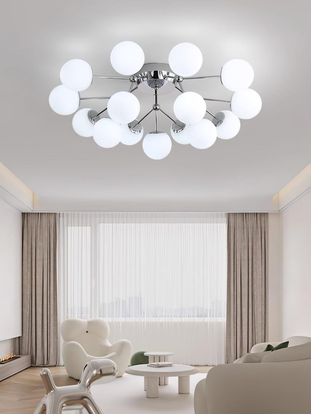 Glass Balls Cluster Ceiling Lamp - Vakkerlight