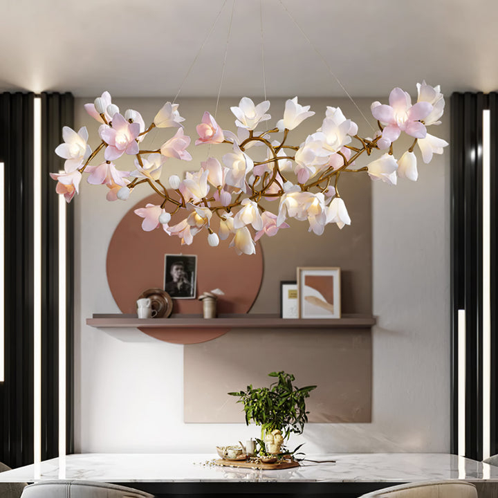 Circular Blossom Chandelier