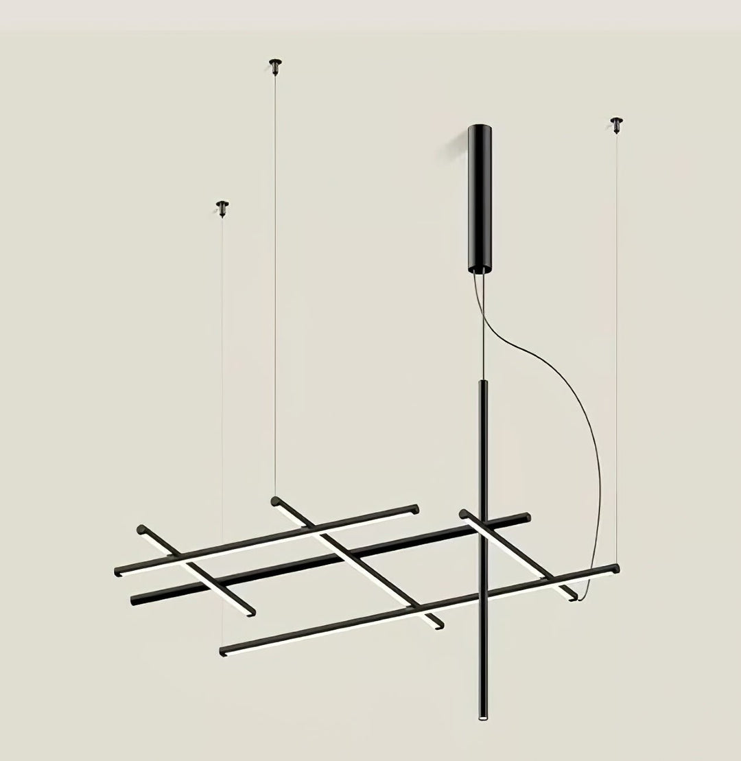 Geometric Linear Grid Pendant Lamp - Vakkerlight